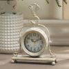 Accent Plus Antique-Style Table Clock with Bird