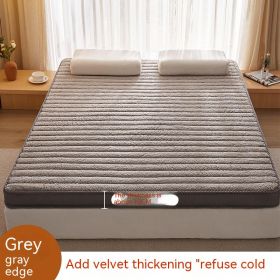 Household Memory Sponge Latex Mattress (Option: Upgrade Grey 10cm thick-90x190cm)