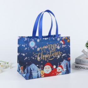 Large Capacity Portable Folding Christmas Handbag (Option: A8 Bronzing Style-1PCS)