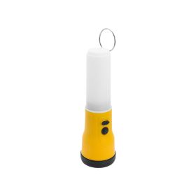 Multifunctional Outdoor Camping Flashlight Rechargeable (Color: Yellow)