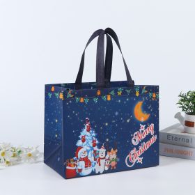 Large Capacity Portable Folding Christmas Handbag (Option: B10-1PCS)