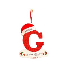 26 English Letters Car Pendant Christmas Tree (Option: 7 Models)