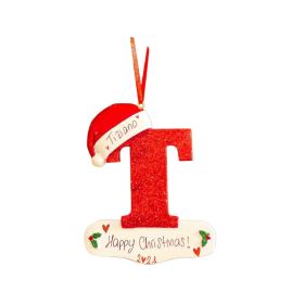 26 English Letters Car Pendant Christmas Tree (Option: 20 Models)