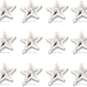 Five-pointed Star Plastic Wedding Decoration Pendant (Color: Silver)