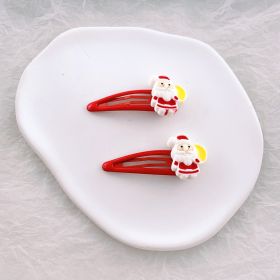 Children's Fashion Simple Christmas Hair Clip (Option: 29 Red BB Clip Carrier)