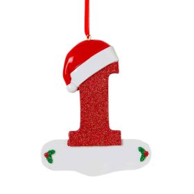 26 English Letters Car Pendant Christmas Tree (Option: 9 Models)