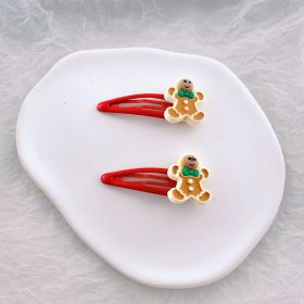 Children's Fashion Simple Christmas Hair Clip (Option: 30 Red BB Clip Adults)