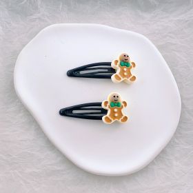 Children's Fashion Simple Christmas Hair Clip (Option: 42 Black BB Clip Adults)