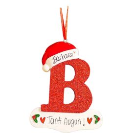 26 English Letters Car Pendant Christmas Tree (Option: 2 Models)