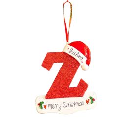 26 English Letters Car Pendant Christmas Tree (Option: 26 Models)