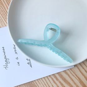 Women's Fashion Elegant Transparent Hair Claw (Option: 6 Sky Blue)