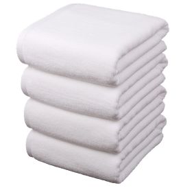 Pure Cotton Face Wash Hotel Absorbent Beauty Salon Special Face Towel (Option: White-100g 33x73cm)