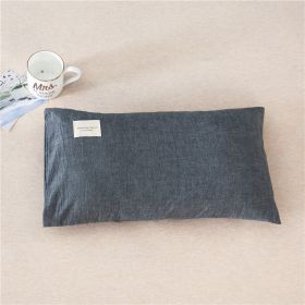 Pillowcase Young Children's Pillow (Option: Low Profile Gray-30cmX50cm Pillowcase One)