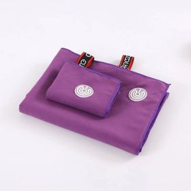 Beach Towel Sports Towel Outdoor Swimming Speed Dry (Option: Purple-40X80cm)