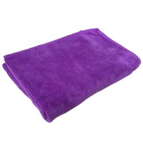 Car Cleaning Towel Sanding Absorbent Wash Car Wipes (Option: Purple-30x40cm)