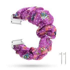 Suitable For Samsung Watch Band Printing Hair Ring (Option: 9 Style-22mm)